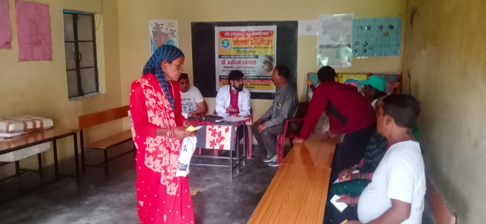 Free Eye Camp at jakh by seemant Hospital