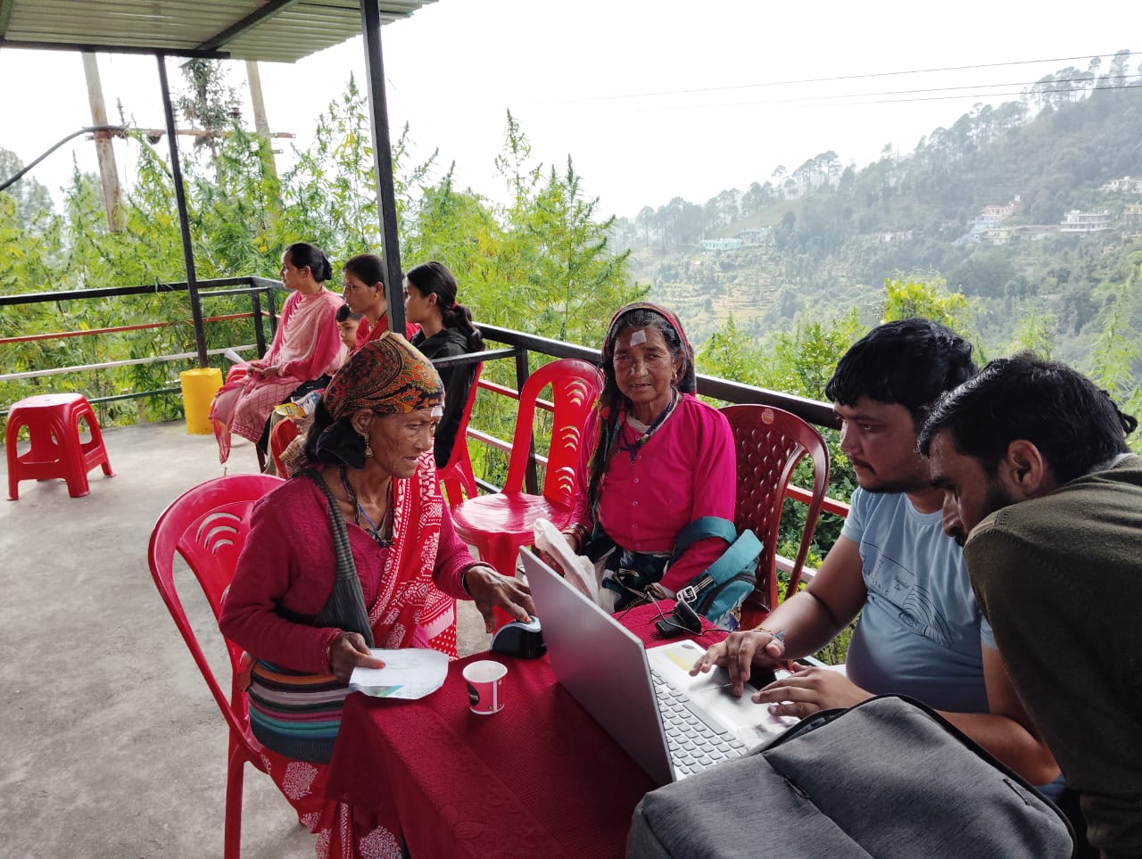 Medical team of seemant sewa foundation at Medical camp