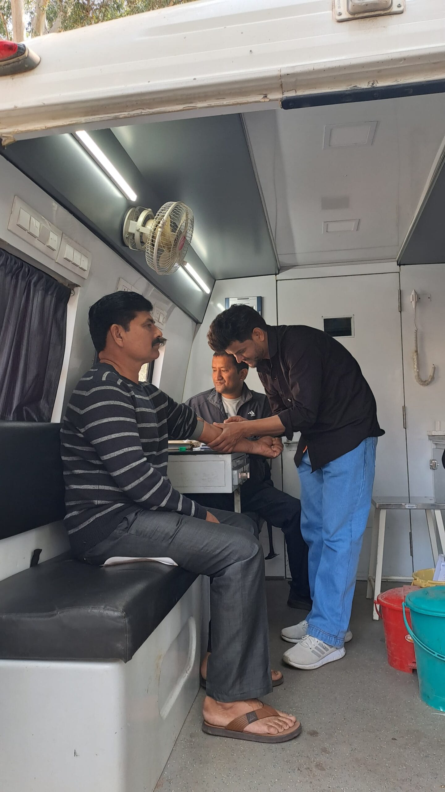 Healthcare diagnostics and laboratory testing for pilgrims during Maa Purnagiri Yatra