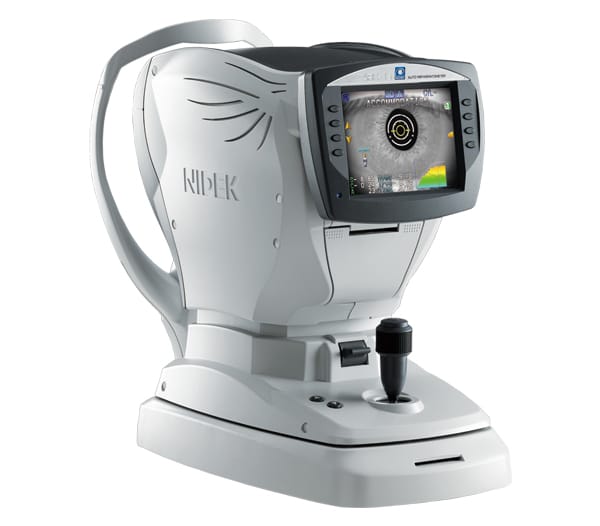 Automated eye refraction testing machine at Seemant Eye Hospital Uttarakhand