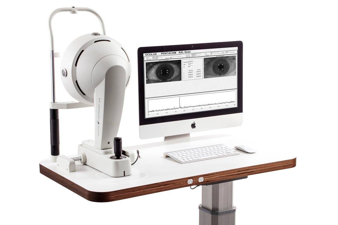 Oculus Pentacam corneal tomography machine at Seemant Eye Hospital Pithoragarh
